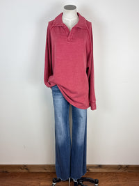 Laura Waffle Knit Pullover