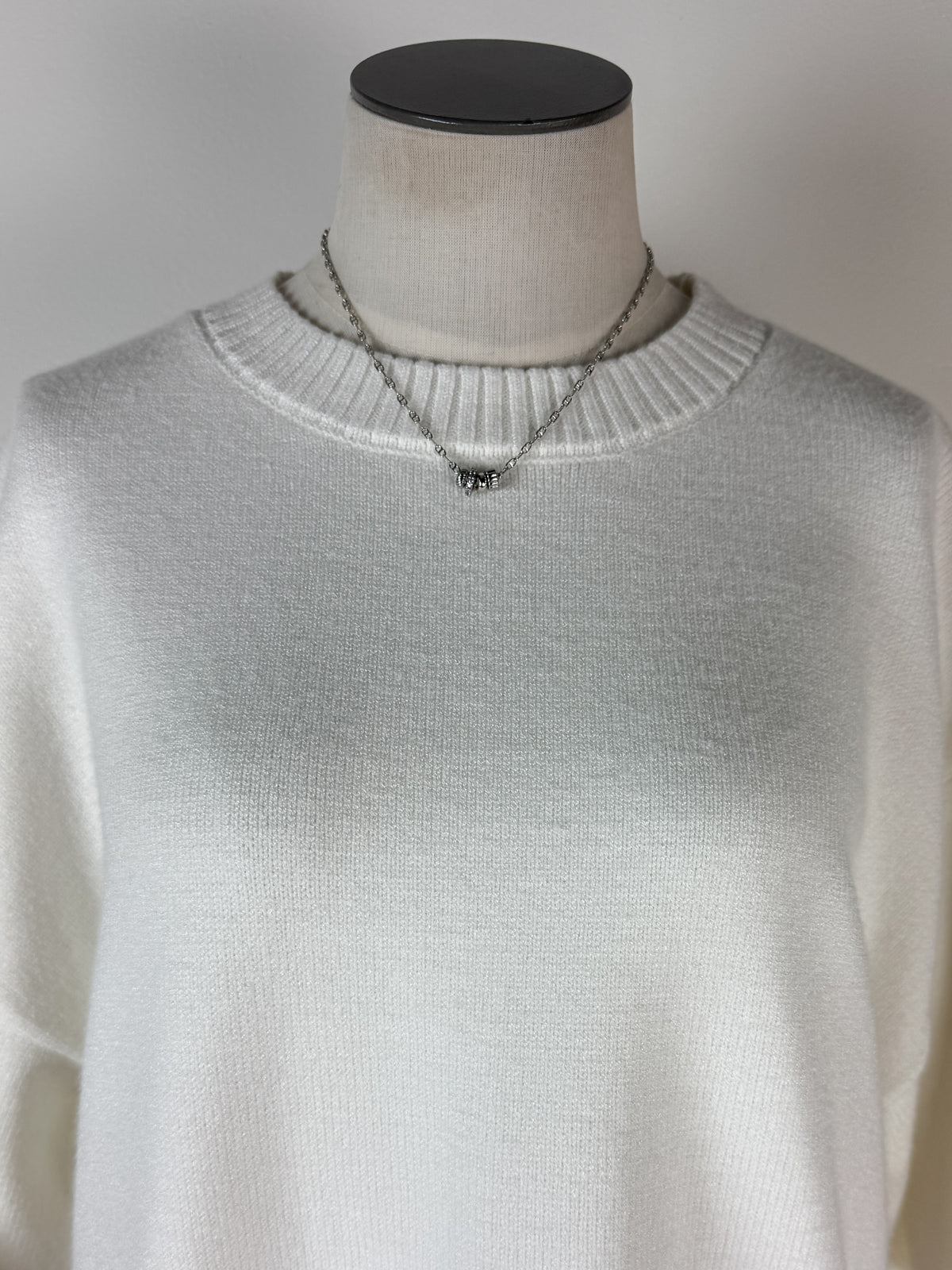 Rory Knit Top in Off White