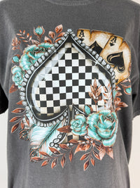 Ali Tee in Charcoal