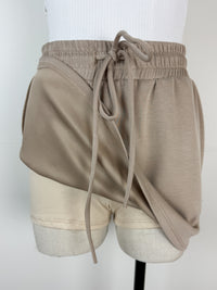 Mae Scuba Skort in Tan