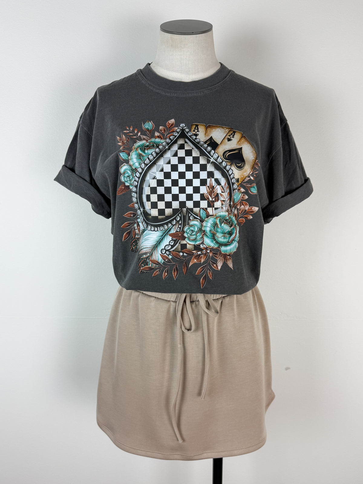 Mae Scuba Skort in Tan