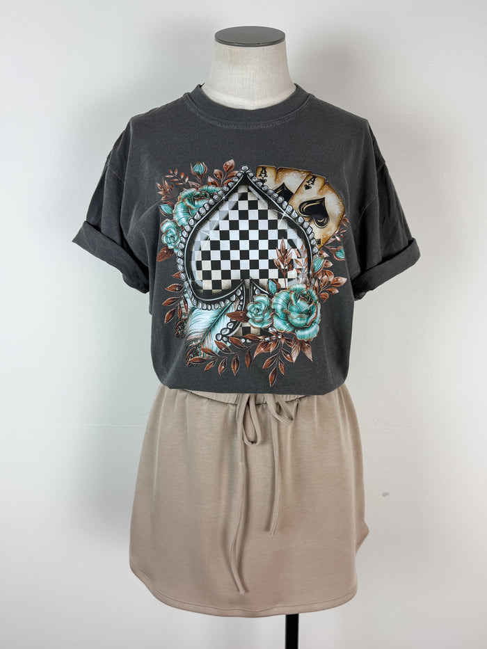 Mae Scuba Skort in Tan