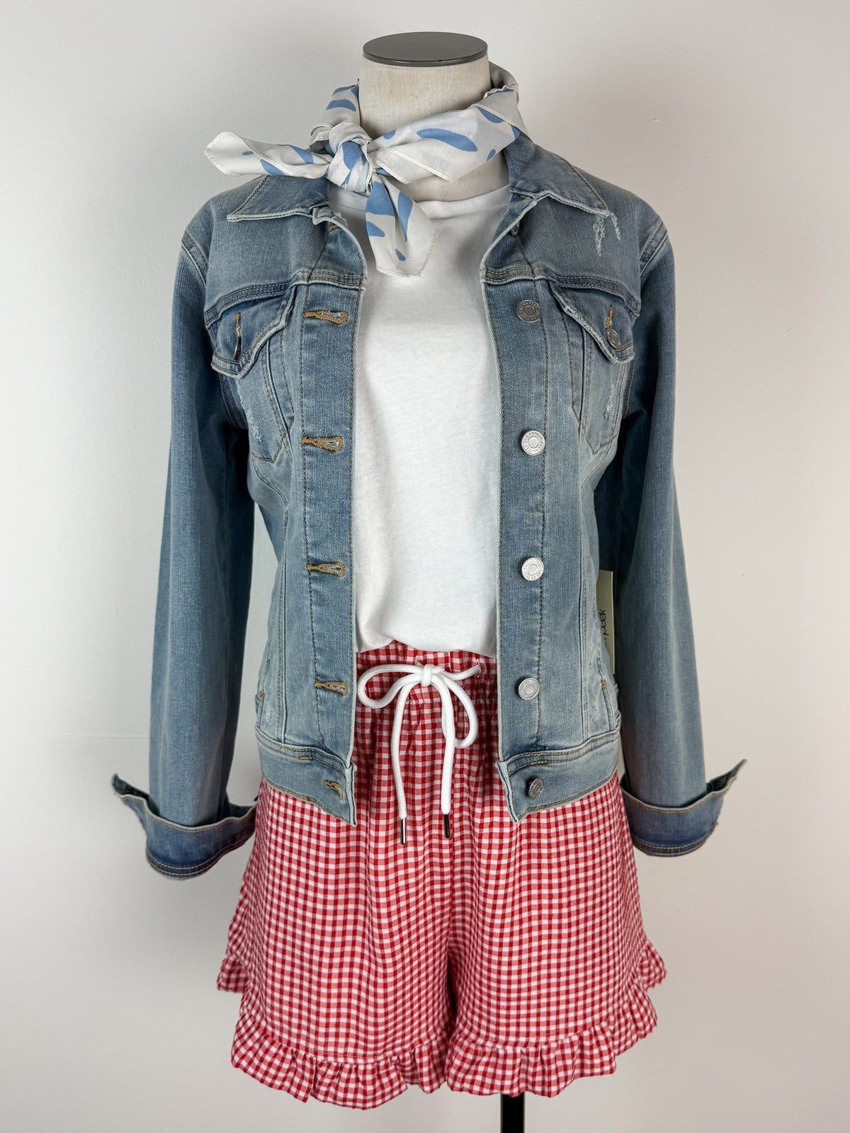 Livy Gingham Short