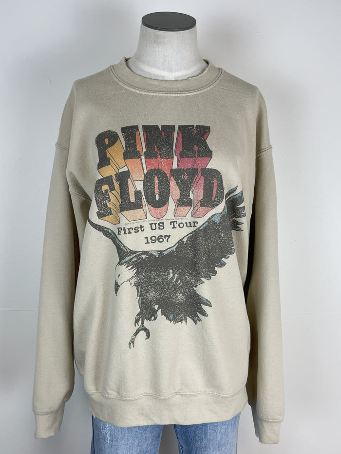 Pink Floyd Eagle Sweatshirt in Sand