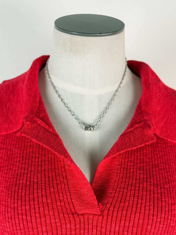 Rondelle Charm Necklace