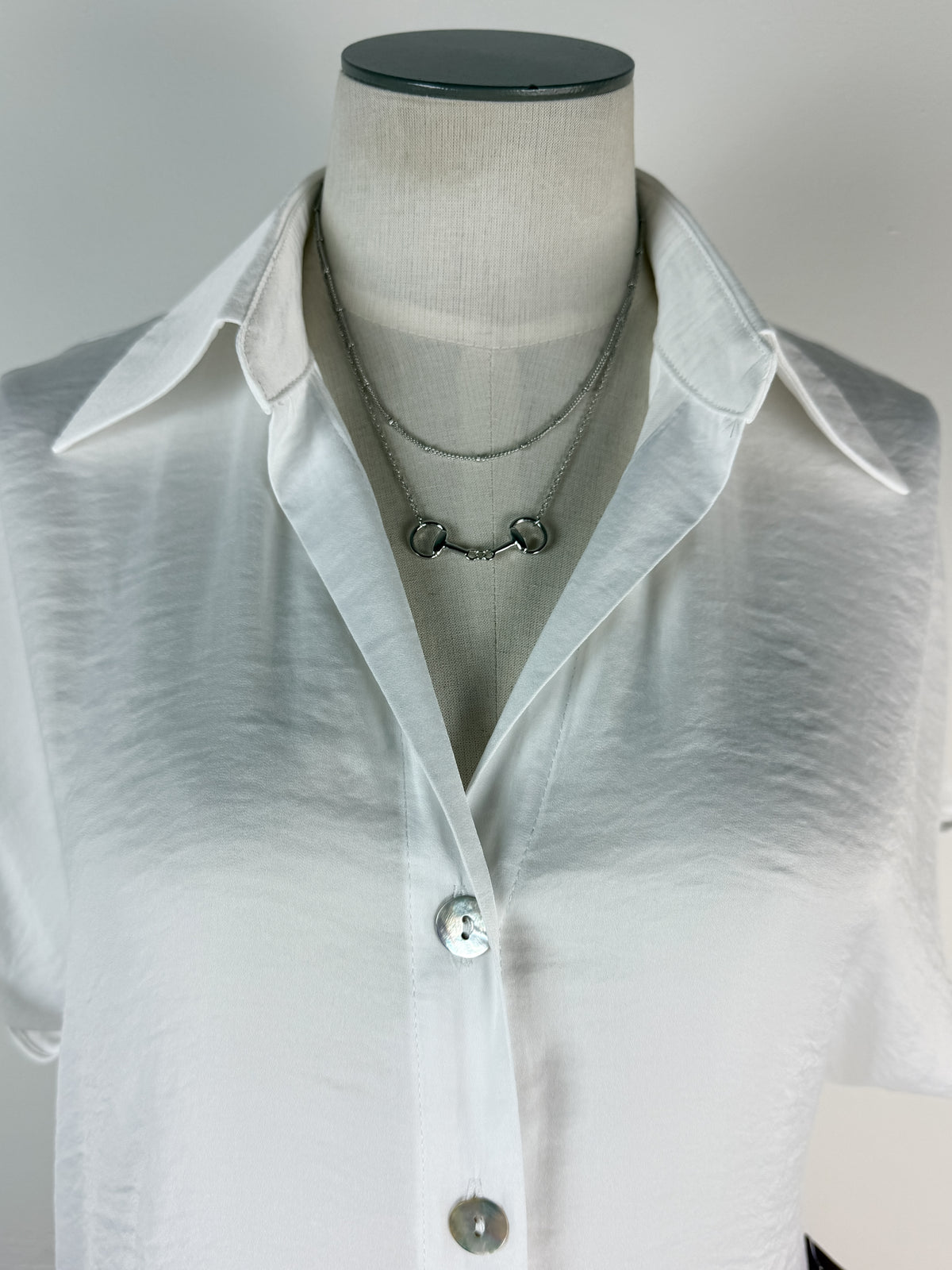 Layered Double Horsebit Necklace