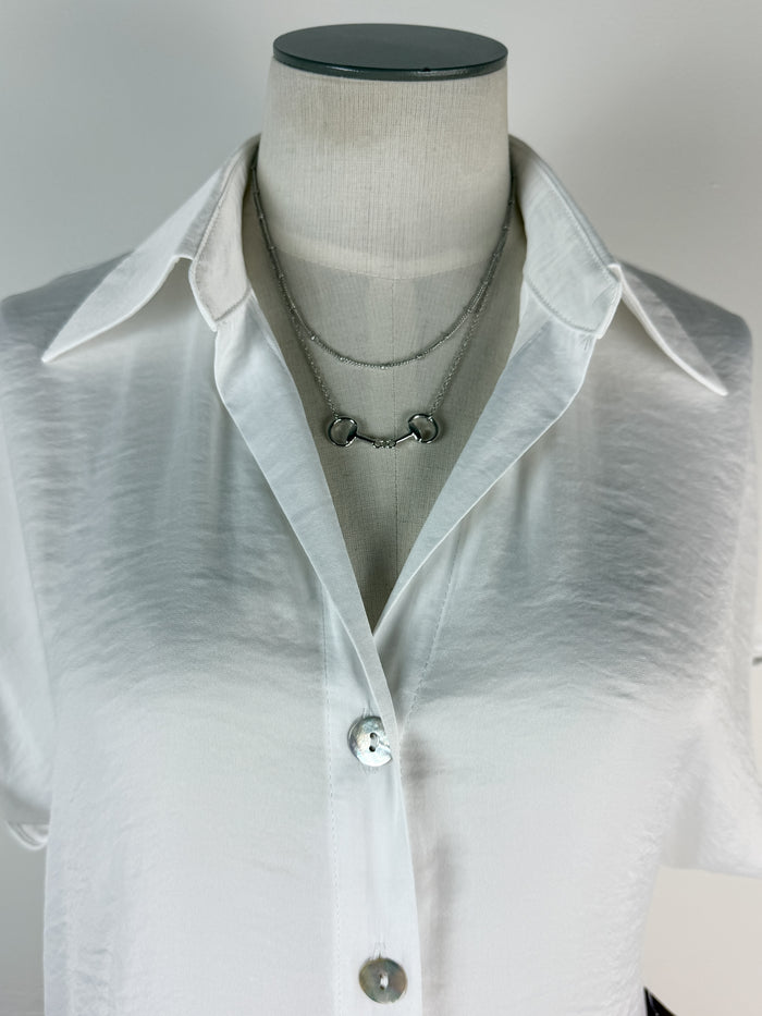 Layered Double Horsebit Necklace