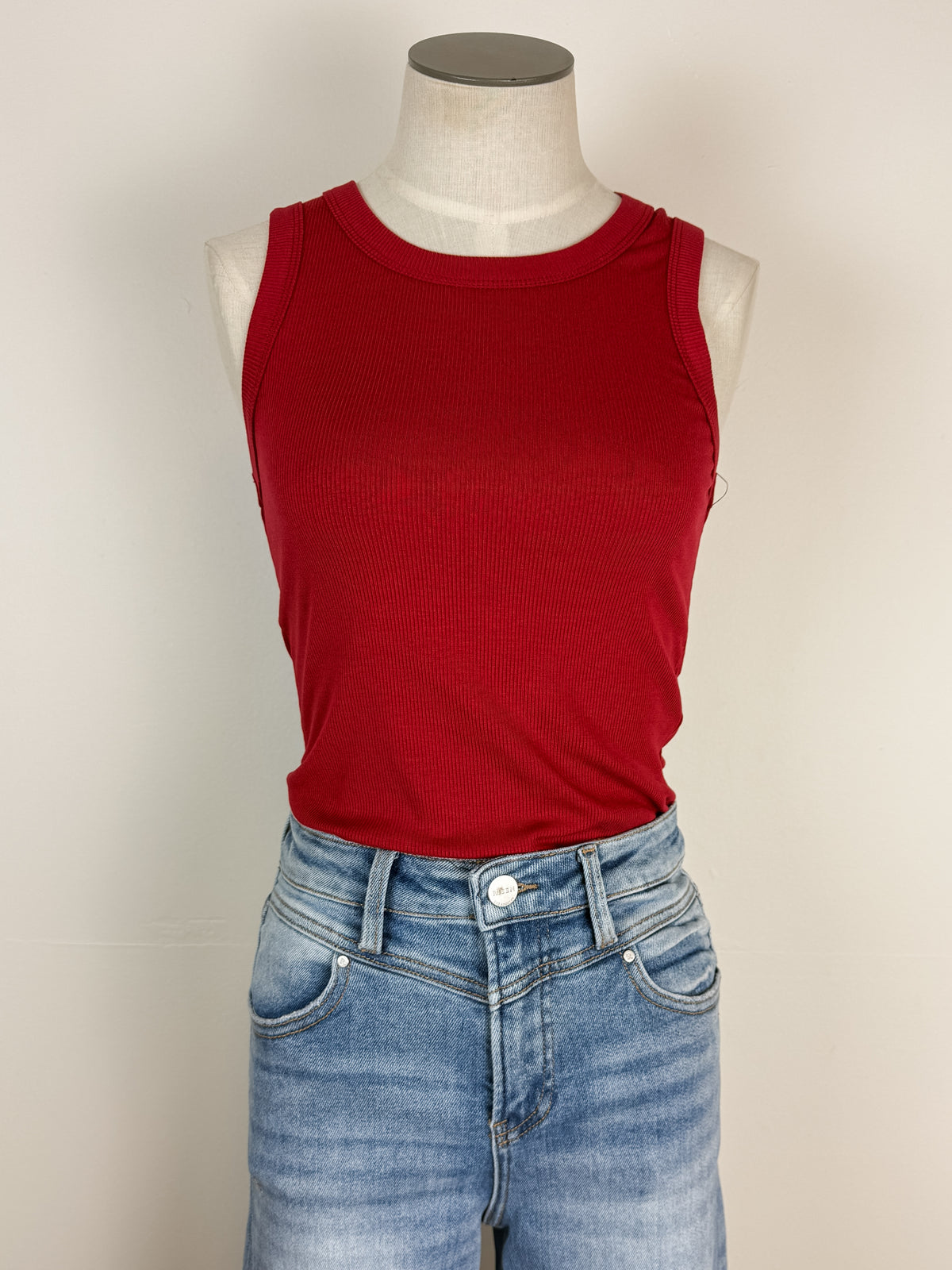 Zoey Micro Ribbed Tank