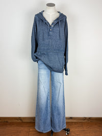 Millie Hoodie in Deep Ocean