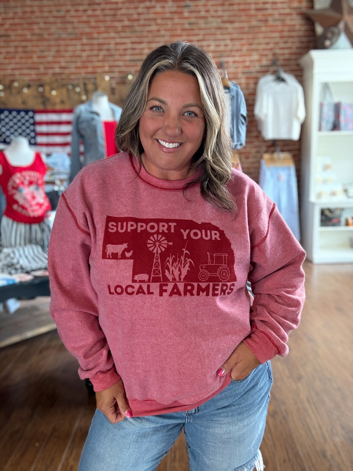 Inside Out Farmer Sweatshirt