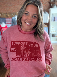 Inside Out Farmer Sweatshirt