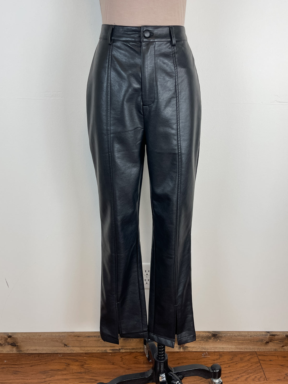 Women's Leather Pants Judy Black Leather Trousers KC Leather