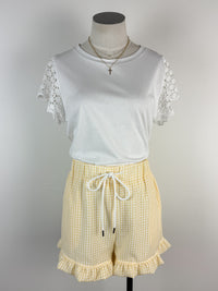 Livy Gingham Short