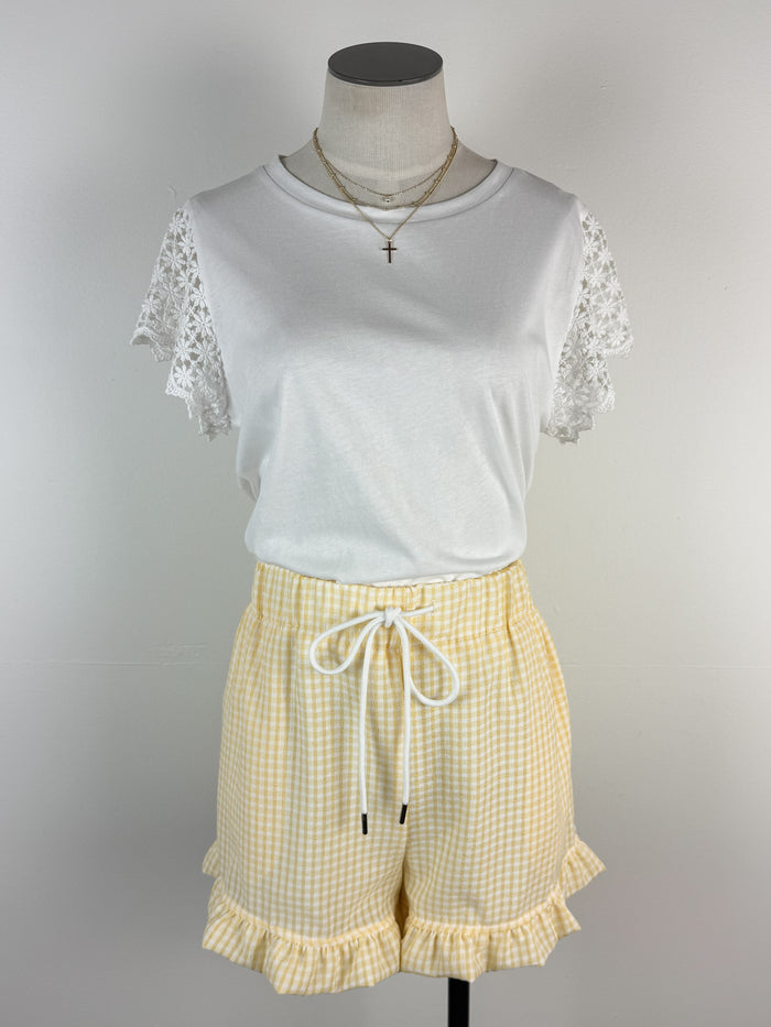 Livy Gingham Short