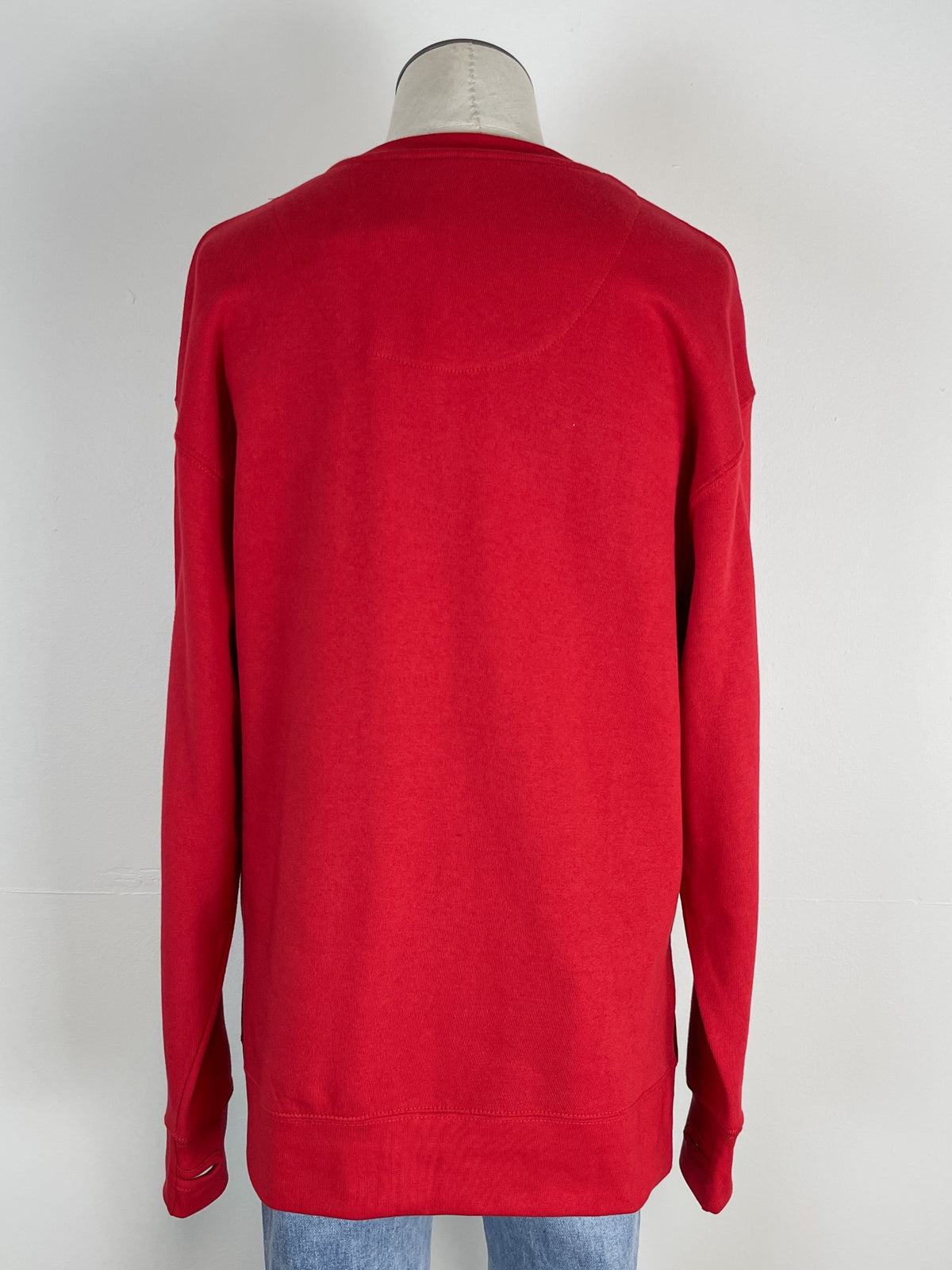 Laura Nebraska Crew Neck in Red