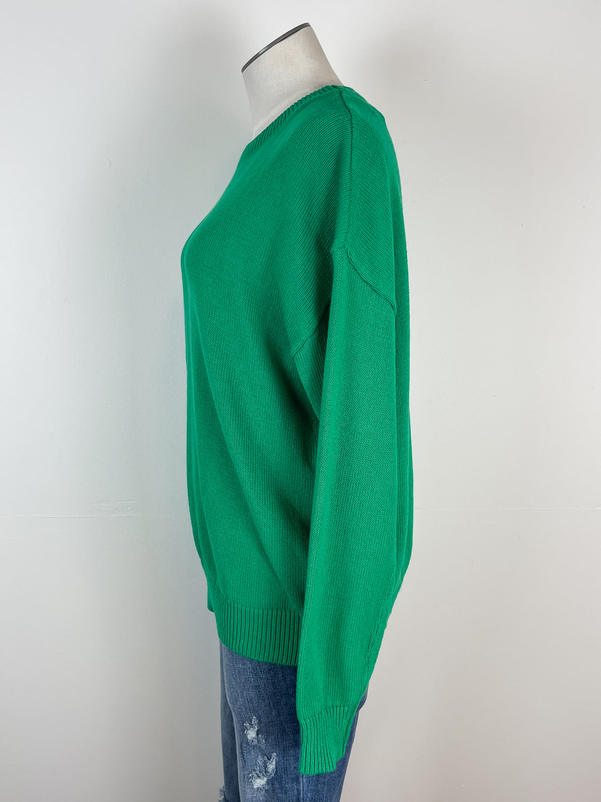 Darcy Basic Sweater in Green