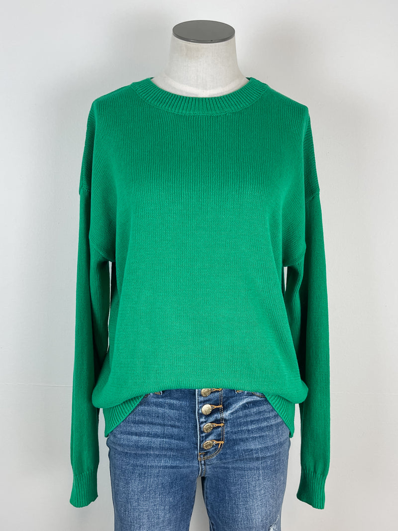 Darcy Basic Sweater in Green