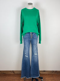 Darcy Basic Sweater in Green