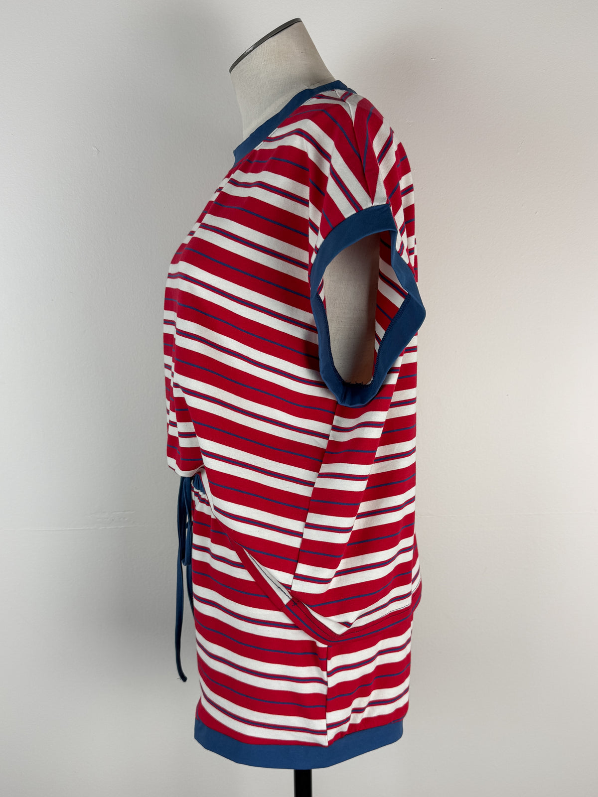 Ann Striped Set in Red Combo