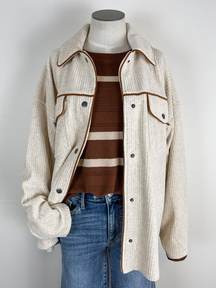 Thread & Supply Angela Jacket in Oatmeal