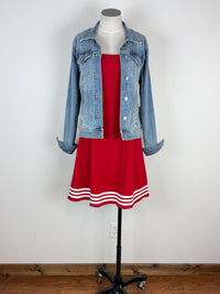 Eliana Game Day Dress in Red