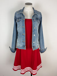 Eliana Game Day Dress in Red