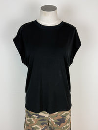 Charlie Basic Short Sleeve Tee in Black
