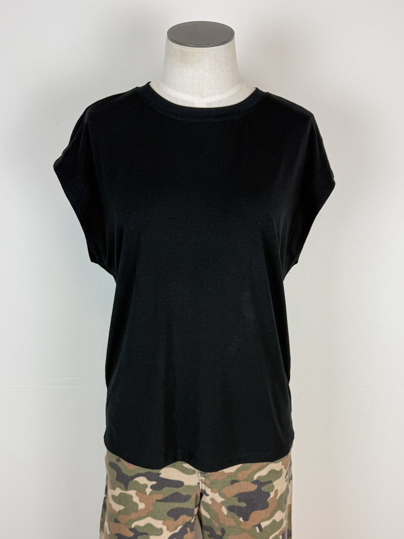 Charlie Basic Short Sleeve Tee in Black