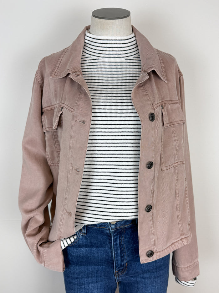 Remi Jacket in Mauve