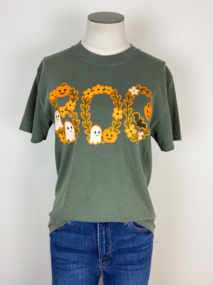 Boo Tee in Olive