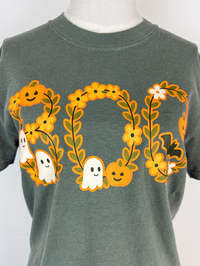 Boo Tee in Olive