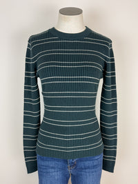 Peyton Sweater Top in Teal