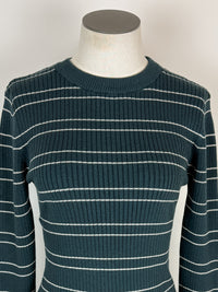 Peyton Sweater Top in Teal