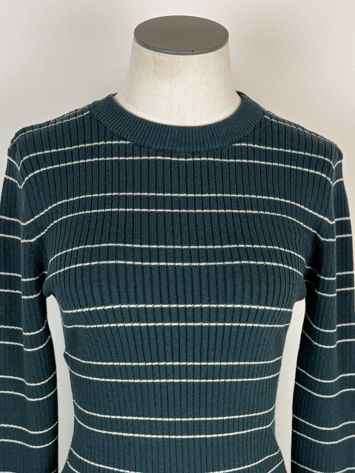 Peyton Sweater Top in Teal