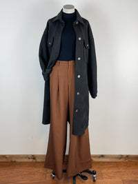 Agatha Textured Jacket in Black