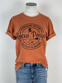 Hocus Pocus Co. Tee in Orange