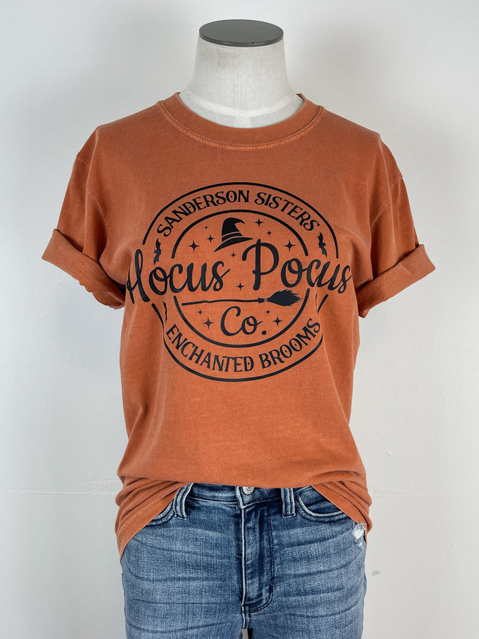 Hocus Pocus Co. Tee in Orange