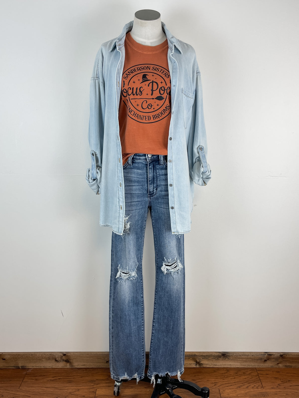 Hocus Pocus Co. Tee in Orange