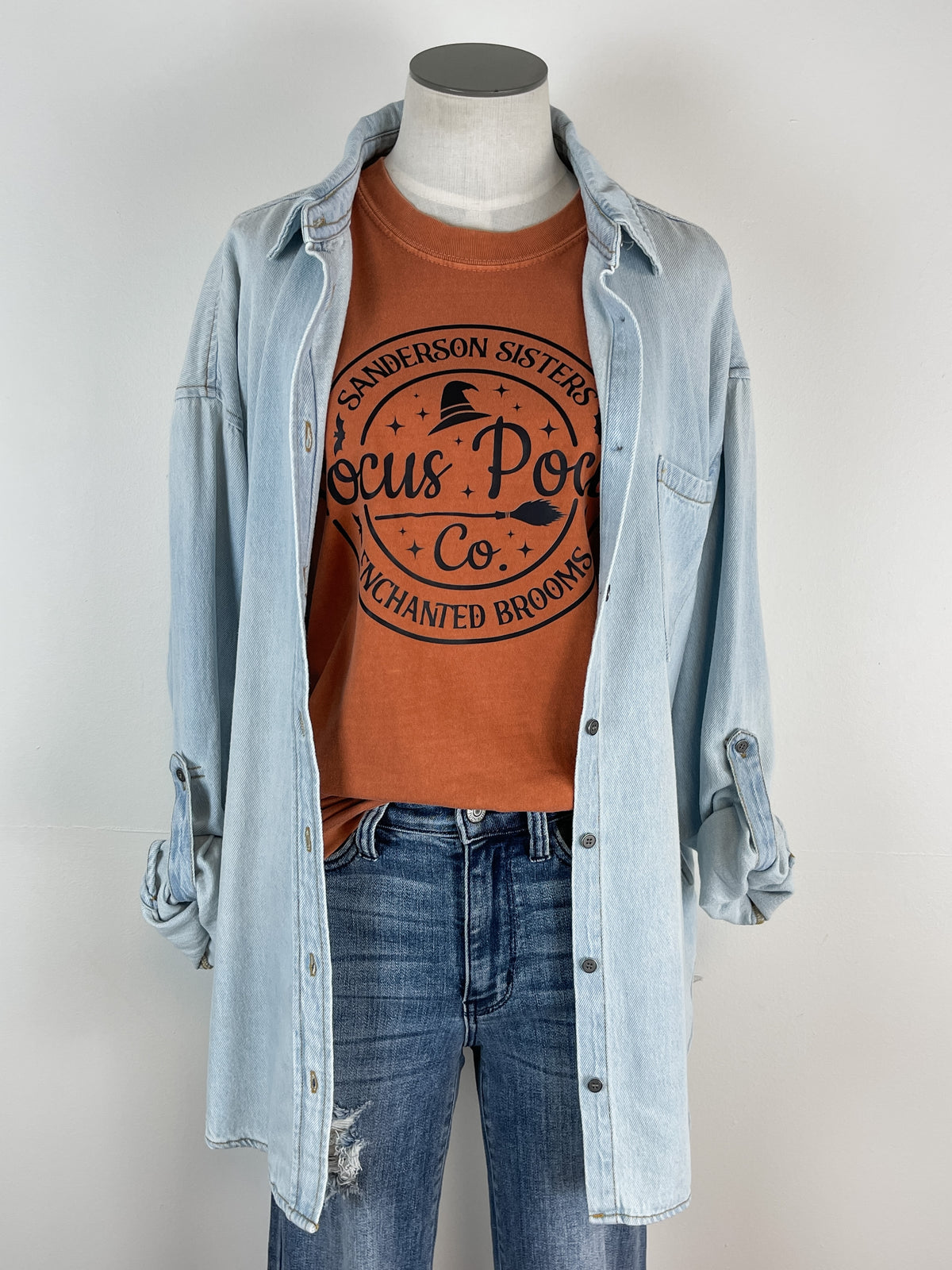 Hocus Pocus Co. Tee in Orange