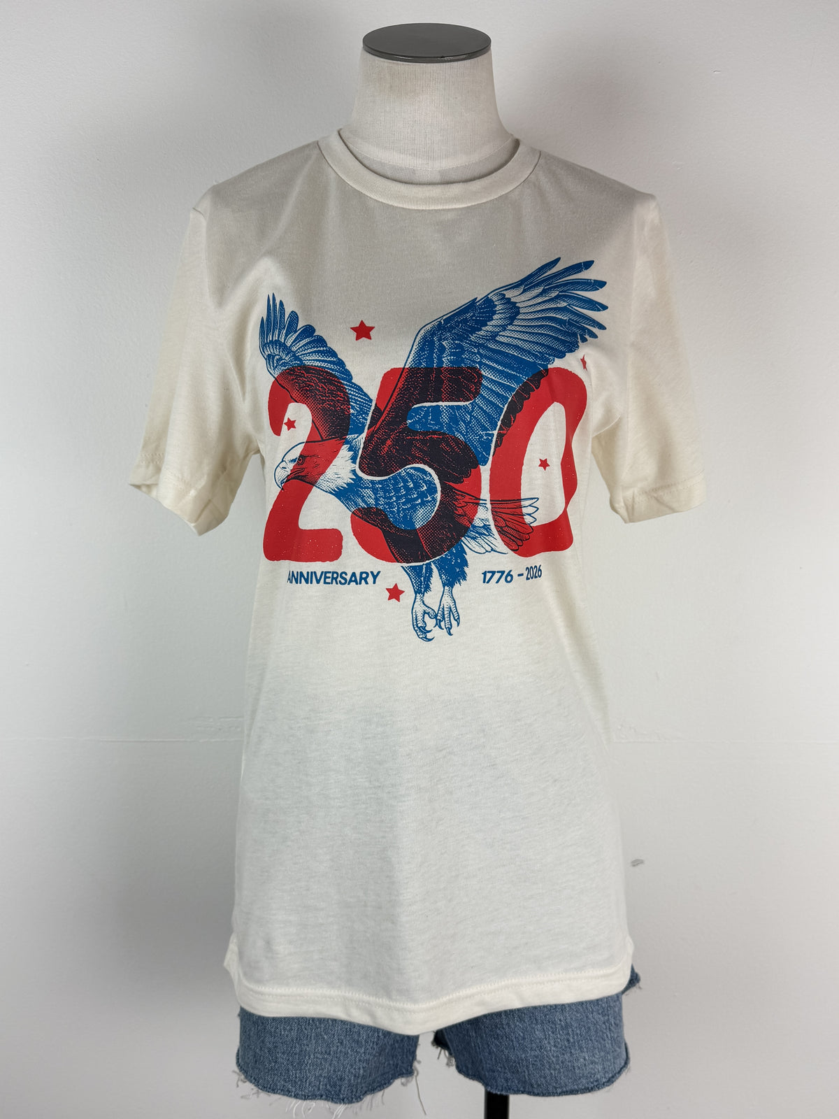 250th Eagle Tee in Natural