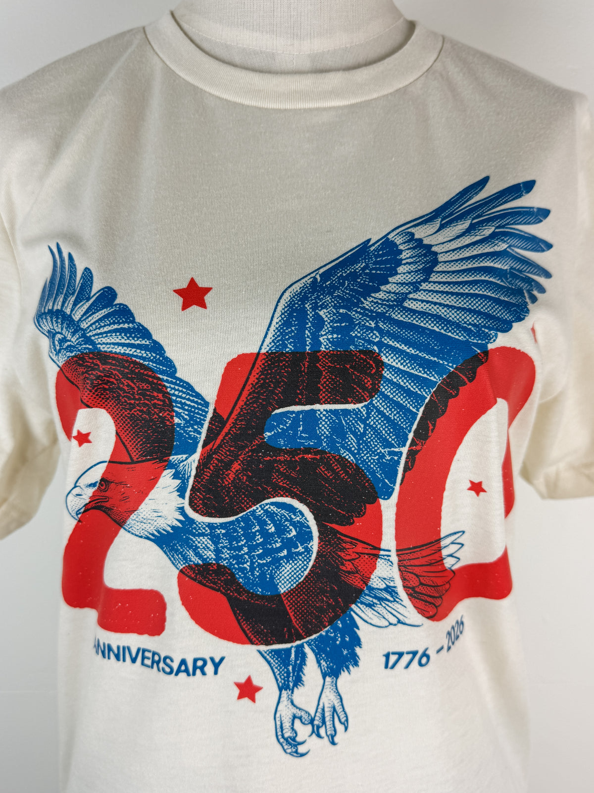 250th Eagle Tee in Natural