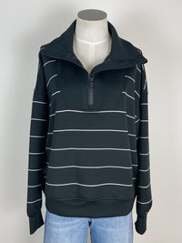 Emmy Striped Quarter Zip