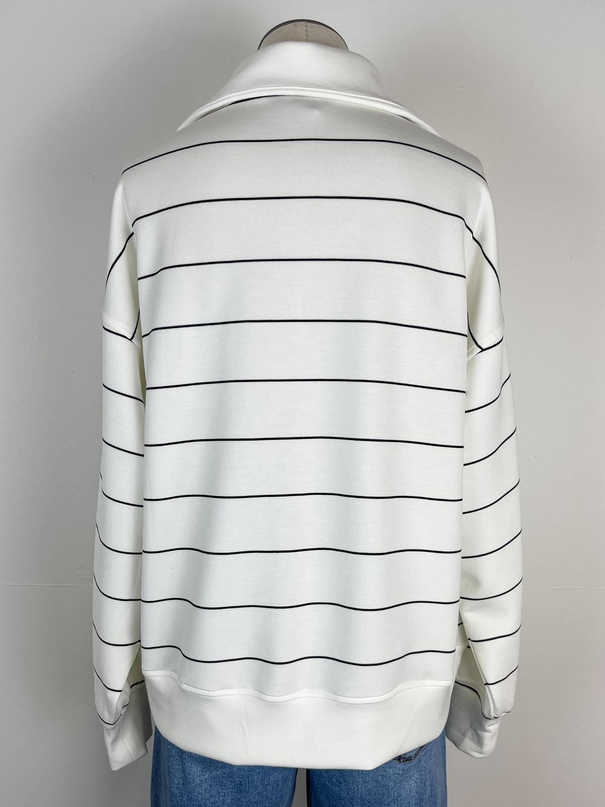 Emmy Striped Quarter Zip