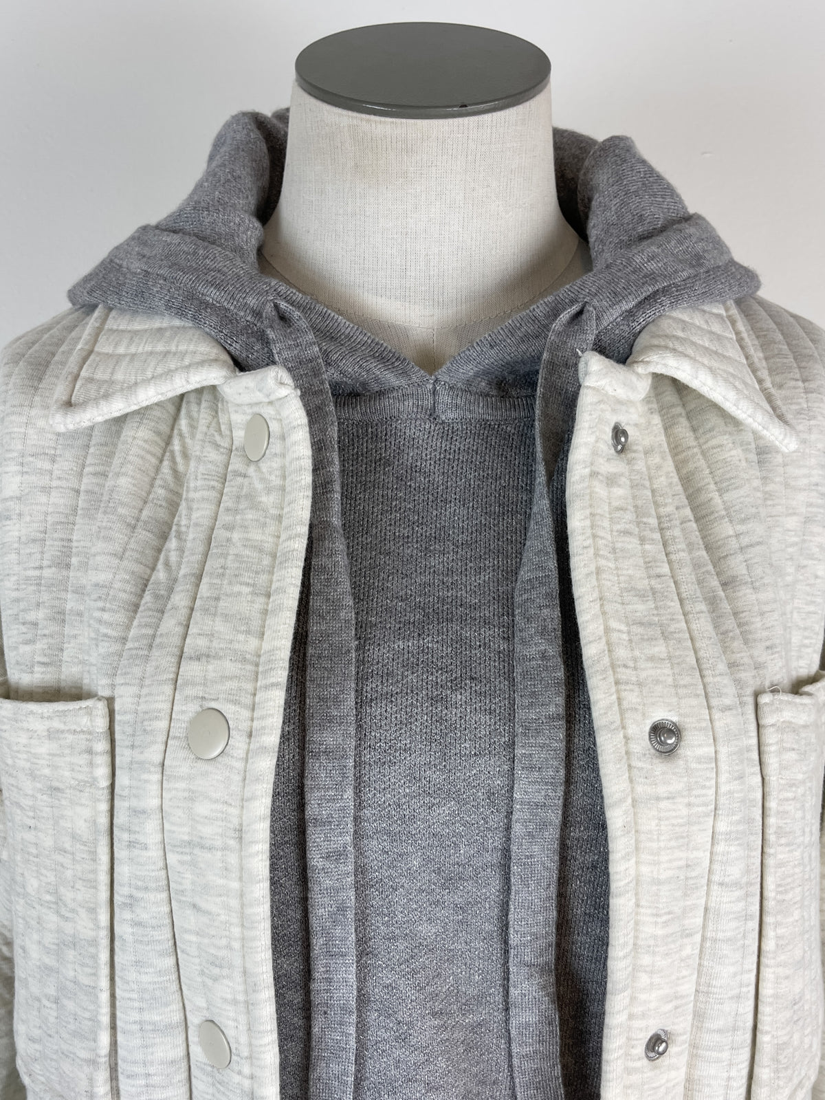 Thread & Supply Daniel Jacket in Ivory Heather