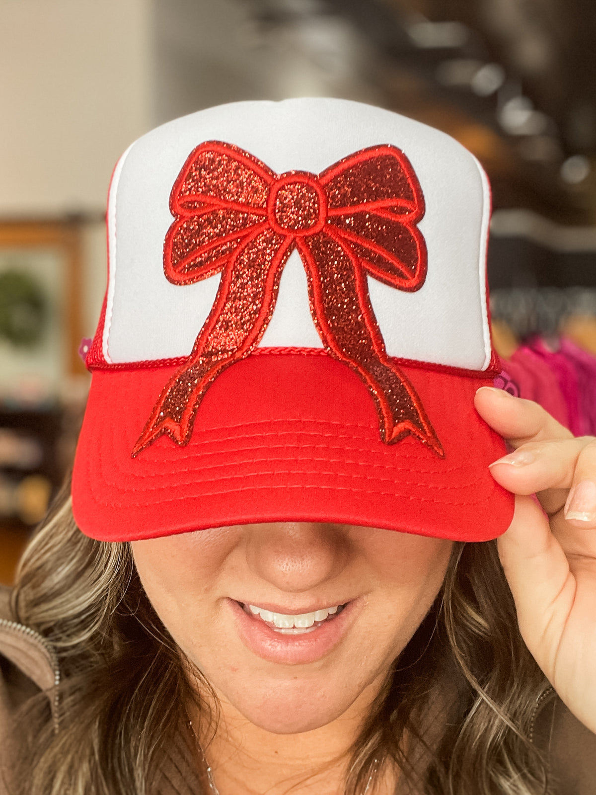 Bow Trucker Patch Hat