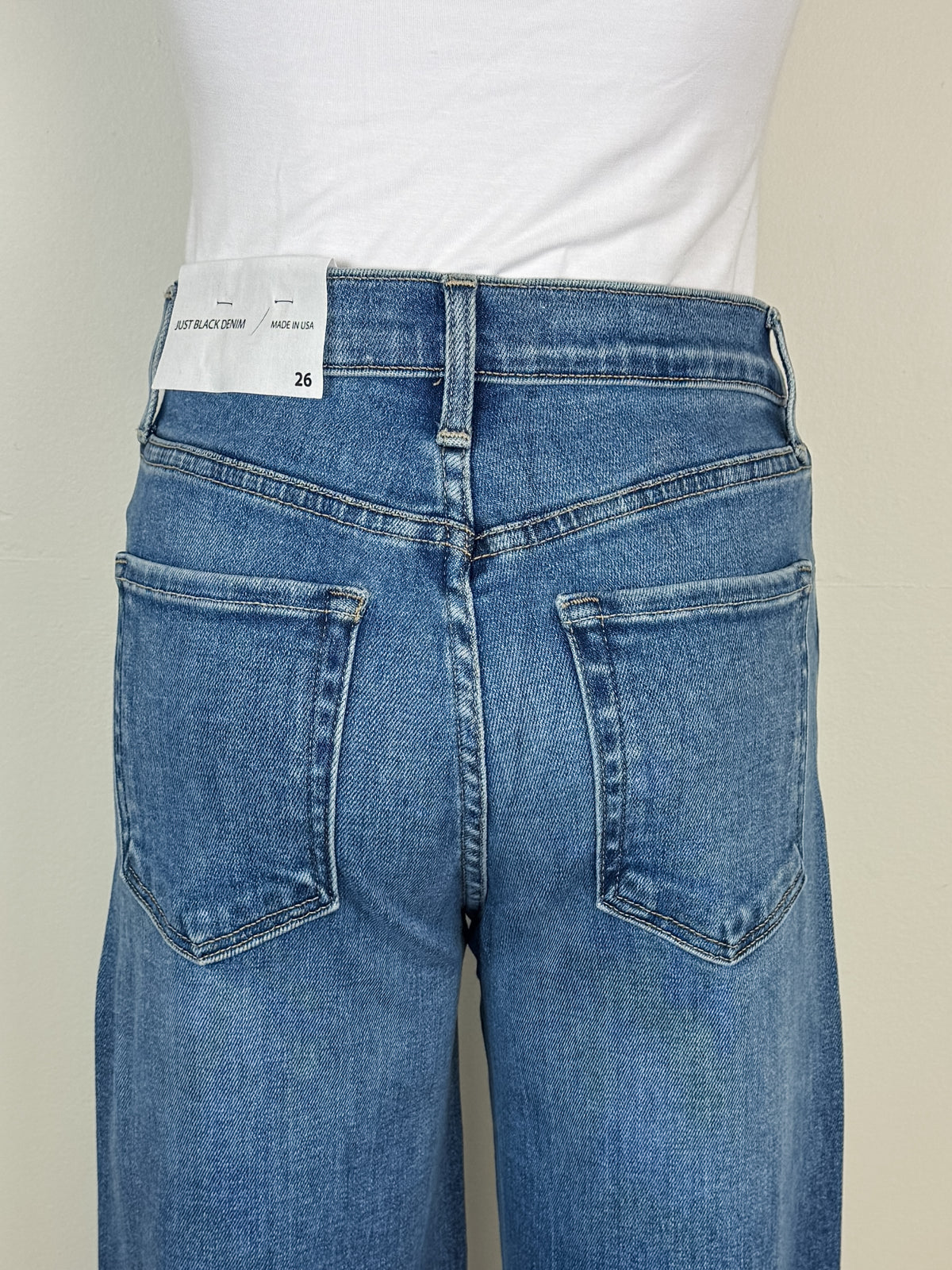 Just Black Denim Mila High Rise Wide Leg Jean