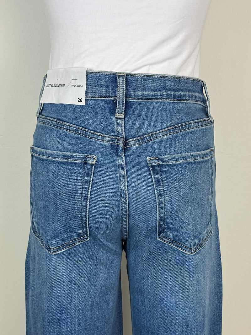 Just Black Denim Mila High Rise Wide Leg Jean