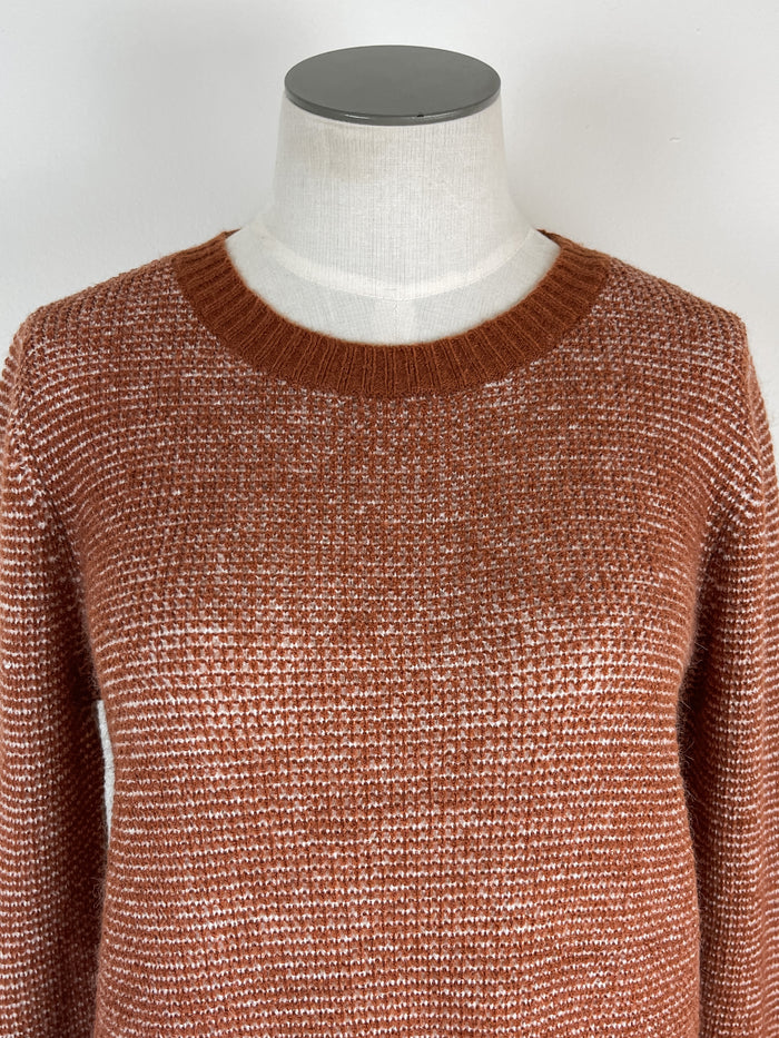 Nancy Waffle Knit Sweater in Copper