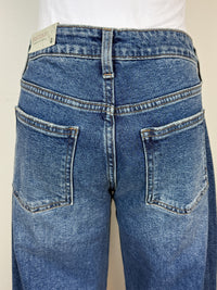 Just USA Abbie Mid Rise Barrel Jean