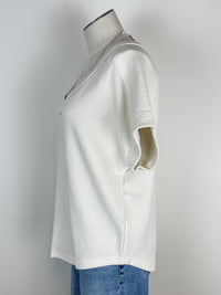 Payton Ribbed V Neck Tee